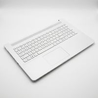 Original Tastatur inkl. Topcase für HP - M53080-041 - DE (deutsch) silber/silber mit Backlight
