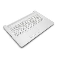 Original Topcase inkl. Tastatur für HP - L92785-BG1 - SF (schweiz-französisch)  silber/silber mit Backlight