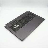 Original Tastatur inkl. Topcase für ASUS - 90NR08J4-R32GE1 - DE (deutsch) schwarz/transparent/schwarz mit Backlight (RGB 4-Zone)
