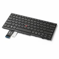 Original Lenovo Tastatur - 5N21M38542 - FR (Französisch) mit Backlight und TrackPoint (schwarz) 