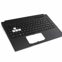 Original Asus Tastatur inkl. Topcase - 90NR09C1-R32GE2 - DE (Deutsch) mit RGB-Backlight (Grau)
