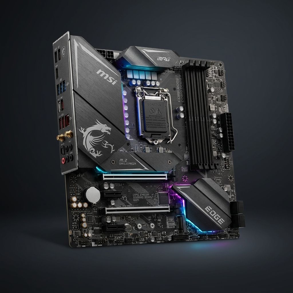 MSI - Mainboard - MPG Z490M GAMING EDGE WIFI