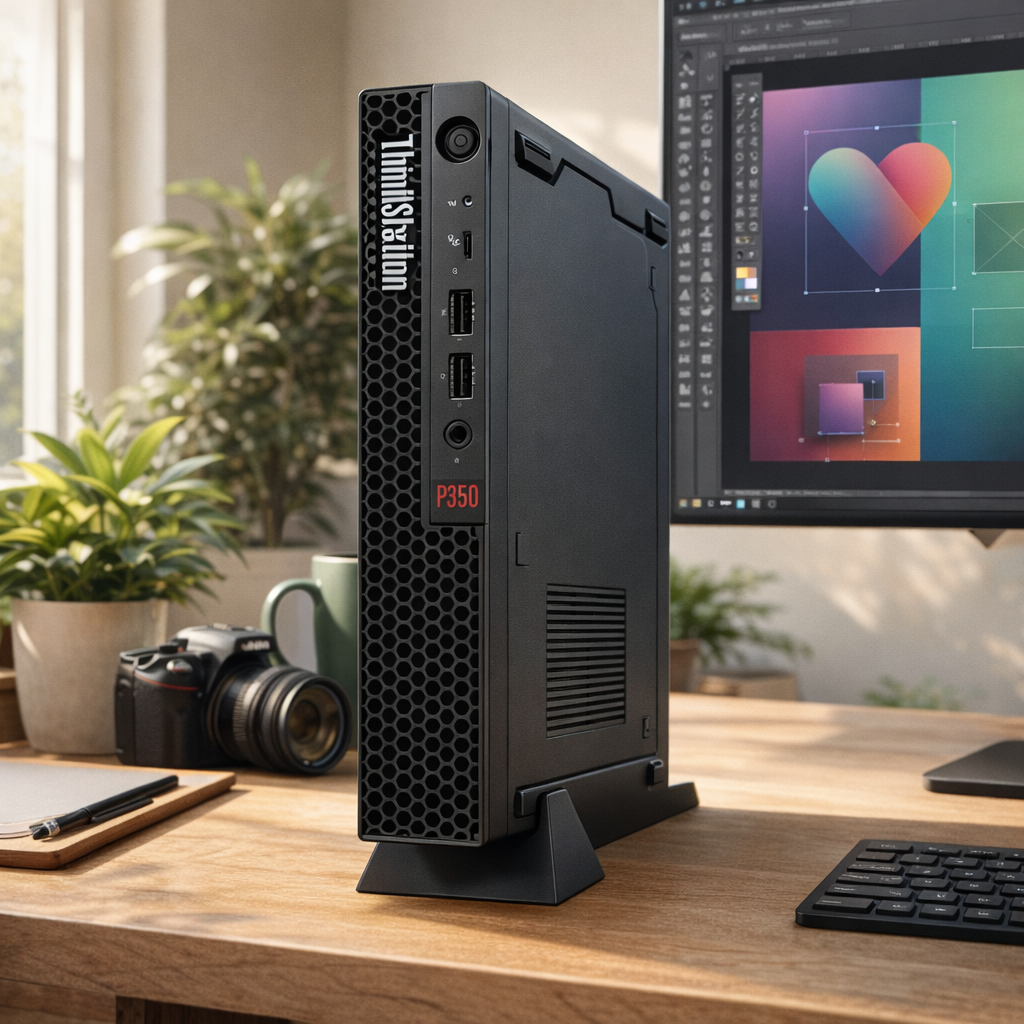 Lenovo - Desktop - ThinkStation P350 Tiny Workstation (30EF)