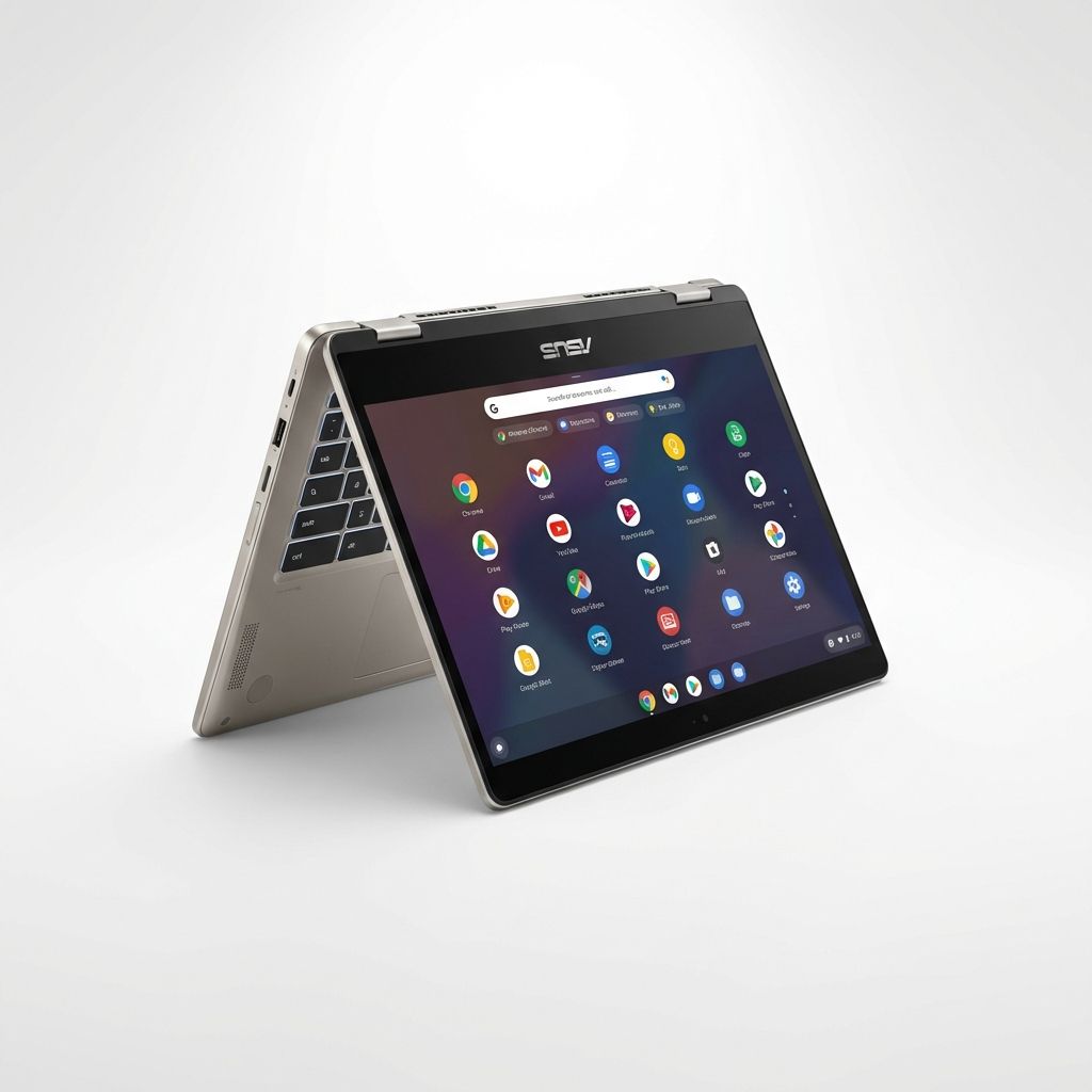 Asus - Notebook - Chromebook CM14 Flip CM1402FM2A