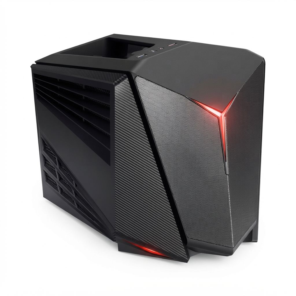 Lenovo - Desktop - IdeaCentre Y720 Cube-15ISH (90H2)