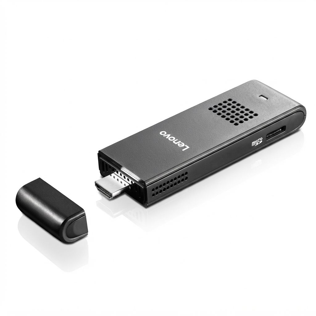 Lenovo - Desktop - IdeaCentre Stick 300-01IBY (90F2)