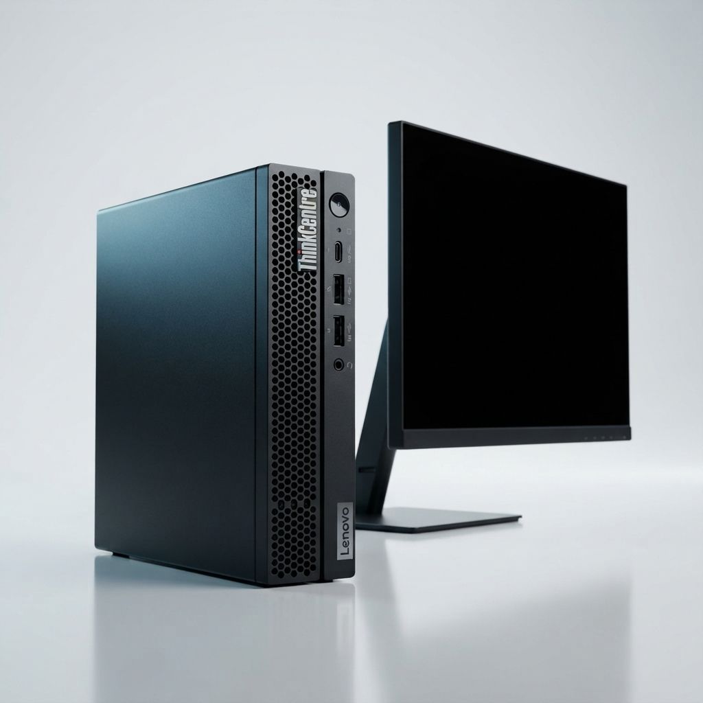 Lenovo - Desktop - ThinkCentre M70q Gen 5 (12TE)