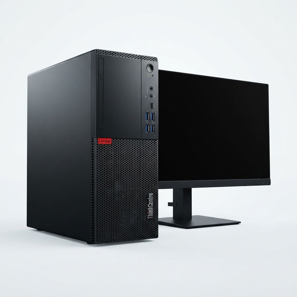 Lenovo - Desktop - ThinkCentre M720t (10U4)