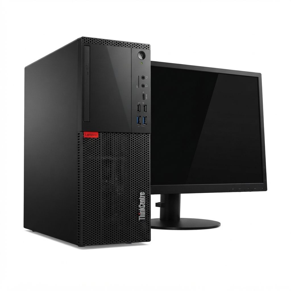 Lenovo - Desktop - ThinkCentre M720t (10U5)