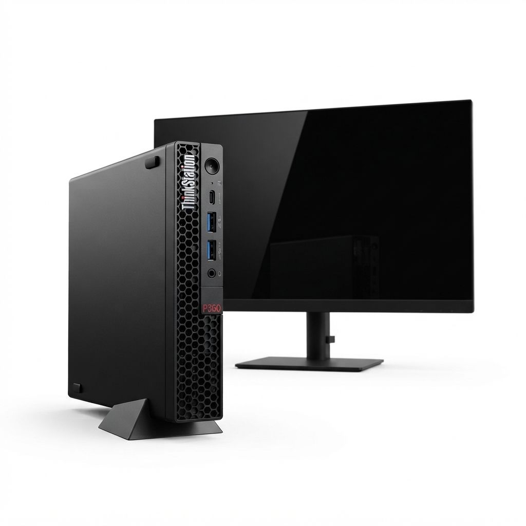 Lenovo - Desktop - ThinkStation P360 Tiny (30FB)