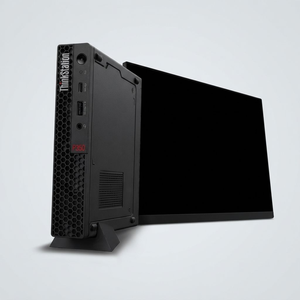 Lenovo - Desktop - ThinkStation P350 Tiny Workstation (30EJ)